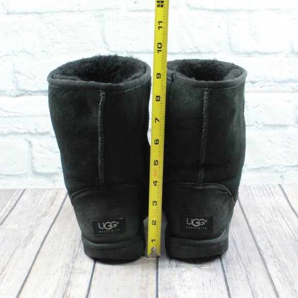 UGG Suede Sheepskin Insulated Winter Boot Size W 9 - Picture 6 of 9